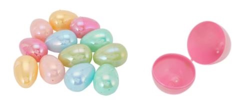 plastic eggs